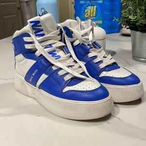 Naked wolfe blue high tops worn about three times. SOLD OUT ONLINE